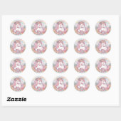 Sticker Rond Princesse Blossom (Feuille)