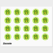 Sticker Rond Princesse de la grenouille (Feuille)