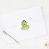 Sticker Rond Princesse de la grenouille (Enveloppe)