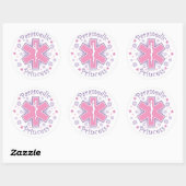 Sticker Rond Princesse de Paramedic (Feuille)