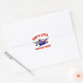 Sticker Rond princesse de puerto rican (Enveloppe)