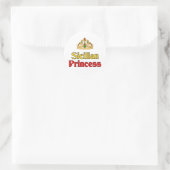 Sticker Rond Princesse de Sicile (Sac)