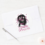 Sticker Rond Princesse de zombi (Enveloppe)