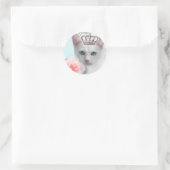 Sticker Rond Princesse des neiges (Sac)