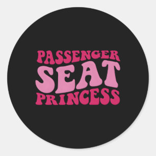 Sticker Rond Princesse Du Siège Du Passager À L'Arrière