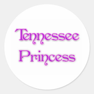 Sticker Rond Princesse du Tennessee
