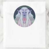 Sticker Rond Princesse Elfe (Sac)