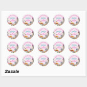Sticker Rond Princesse Fairy Faughton Anniversaire Fairycore Fa (Feuille)