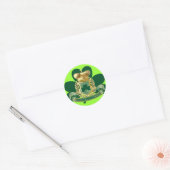 Sticker Rond Princesse irlandaise (Enveloppe)