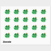 Sticker Rond Princesse irlandaise (Feuille)