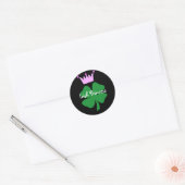 Sticker Rond Princesse irlandaise (Enveloppe)
