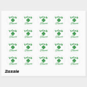 Sticker Rond Princesse irlandaise (Feuille)