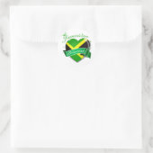 Sticker Rond Princesse jamaïcaine (Sac)