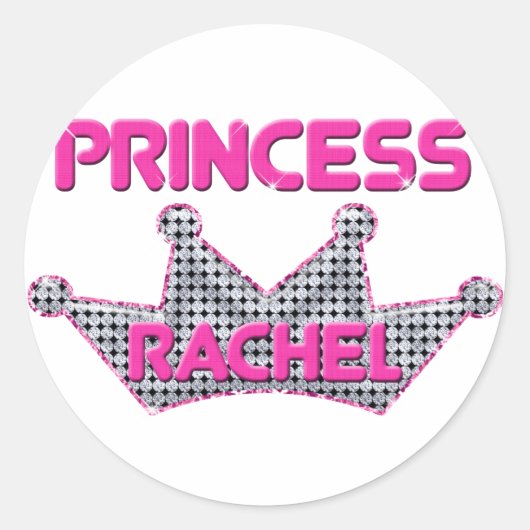 Sticker Rond Princesse Rachel (Devant)