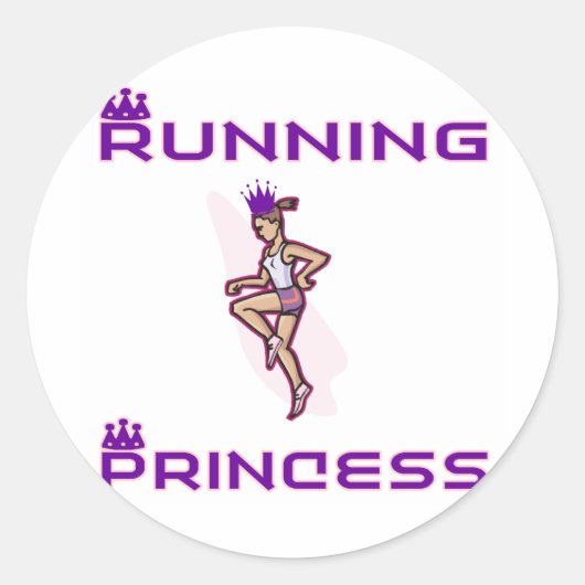 Sticker Rond Princesse RunnerChick (Devant)