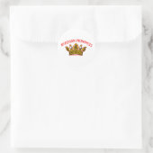 Sticker Rond Princesse russe (Sac)