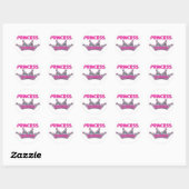Sticker Rond Princesse Samantha (Feuille)