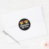 Sticker Rond Principal Lunettes De Soleil Hors Service Dernier (Enveloppe)
