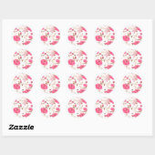 Sticker Rond printemps (Feuille)