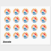 Sticker Rond Printemps 2010 (Feuille)