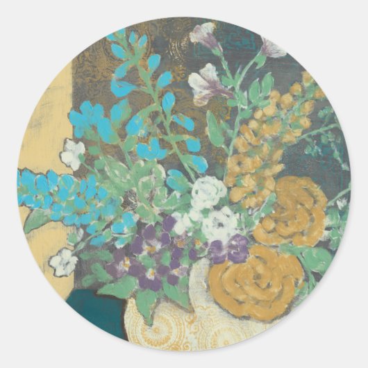 Sticker Rond Printemps riche II (Devant)