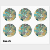 Sticker Rond Printemps riche II (Feuille)