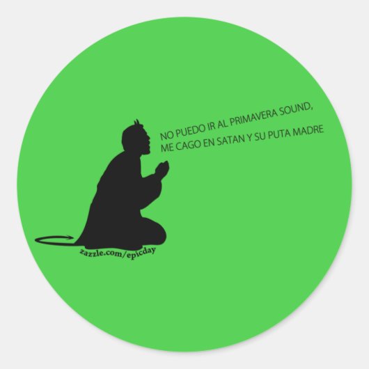 Sticker Rond Printemps Sound Autocollant/Sticker (style 2) (Devant)