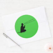 Sticker Rond Printemps Sound Autocollant/Sticker (style 2) (Enveloppe)