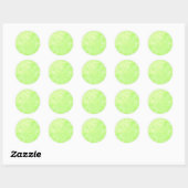Sticker Rond printemps vert (Feuille)