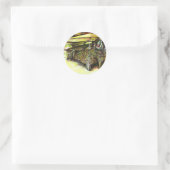 Sticker Rond Pris la possession d'options (Sac)