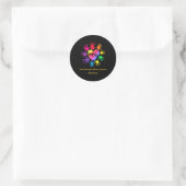 Sticker Rond Prise De Conscience Des Troubles De Stress Post-Tr (Sac)