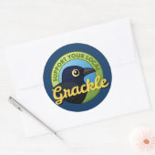 Sticker Rond Prise en charge de votre support local (Enveloppe)