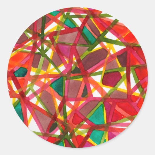 Sticker Rond Prismatique II (Devant)