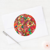 Sticker Rond Prismatique II (Enveloppe)