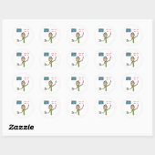 Sticker Rond Prison (Feuille)