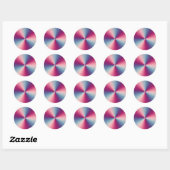 Sticker Rond Prison Polka Dot (Feuille)