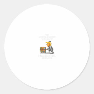 Sticker Rond Prison Trump Presidential Library Funny Anti