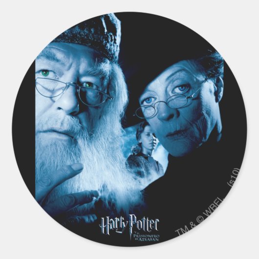 Sticker Rond Prisonnier d'Azkaban - espagnol 1 (Devant)