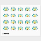 Sticker Rond Prisonnier de guerre wow (Feuille)