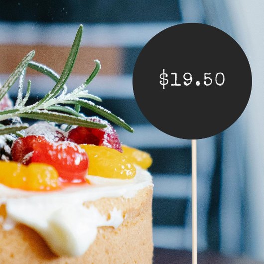 Sticker Rond Prix De La Boulangerie Par Gâteau