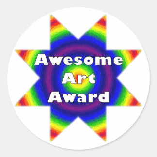 Sticker Rond Prix de l'art génial
