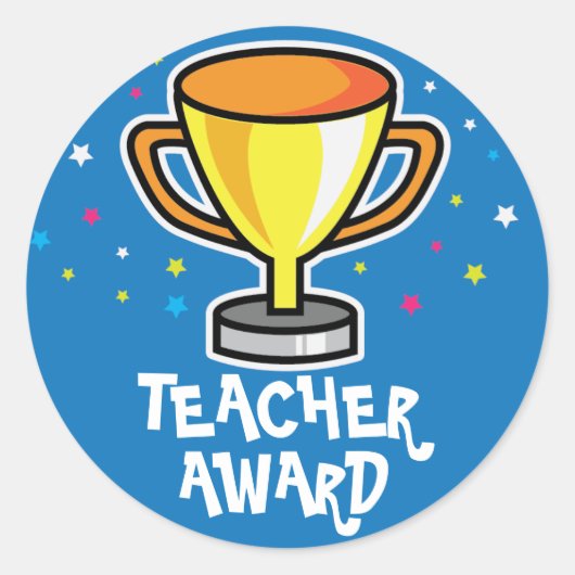 Sticker Rond Prix de l'enseignant (Devant)