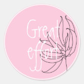 Sticker Rond Prix Maître Motivation pour étudiant 3 Cm (Devant)