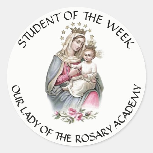 Sticker Rond Prix Notre-Dame du Rosaire (Devant)