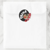 Sticker Rond Pro Obama (Sac)