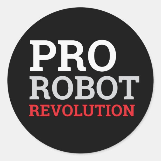 STICKER ROND PRO ROBOT (Devant)