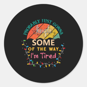 Sticker Rond Probablement juste faire tinter une partie du chem