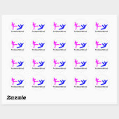 Sticker Rond Problème résolu (Feuille)