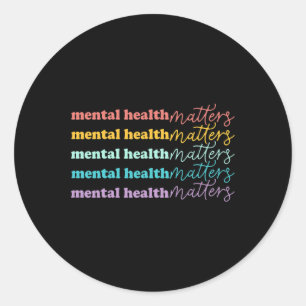 Sticker Rond Problèmes de santé Cadeau Maladie cérébrale humain