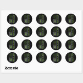 Sticker Rond Problèmes de santé Lutter contre la stigmatisation (Feuille)